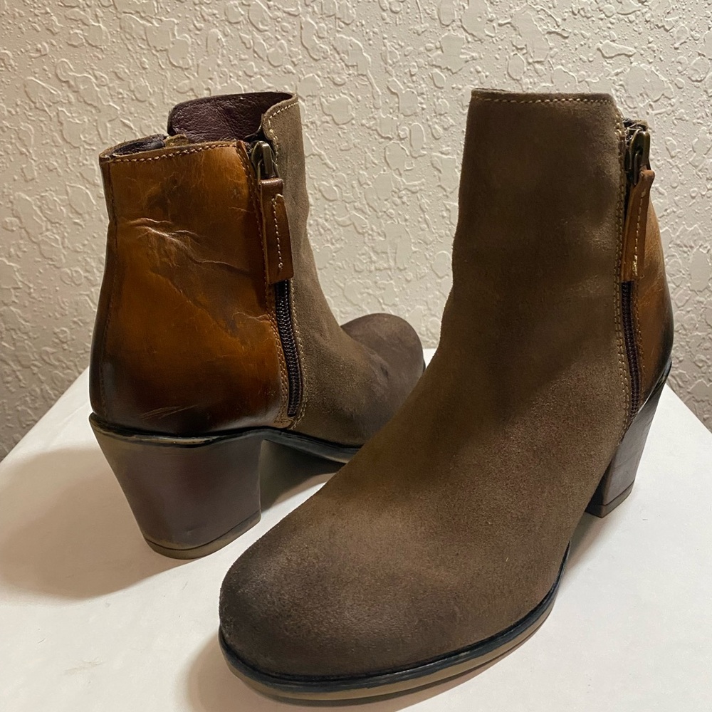 Roan by Bed Stu Womens Ankle Boots Size 7.5 Leather Suede Capsule Fall